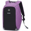 Рюкзак антивор Bonro с USB 20 л фиолетовый Арт. 13000007