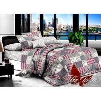Комплект постельного белья с компаньоном Tag Tekstil 2-х спальный  TM-5002Z