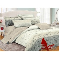Комплект постельного белья  Tag Tekstil 1,5-спальный с компаньоном PC054