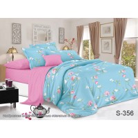 Комплект постельного белья с компаньоном Tag Tekstil 1,5-спальный S356