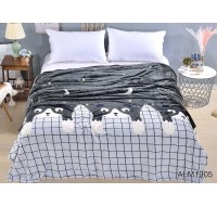 Плед Tag Tekstil велсофт (микрофибра) 200х220 см ALM1905