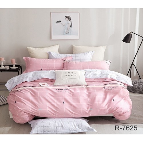 Комплект  постельного белья Tag Tekstil  1,5- сп.  с компаньоном R7625