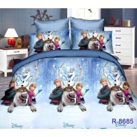 Детский комплект постельного белья Tag Tekstil 1,5-спальный 150x215 см Холодное сердце R8685