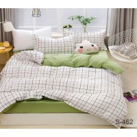 Комплект постельного белья Tag Tekstil 1,5-сп. Сатин 100% хлопок с компаньоном S462