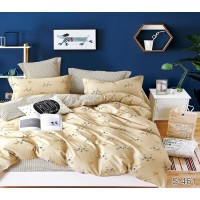 Комплект постельного белья Tag Tekstil 2-сп. Сатин 100% хлопок с компаньоном S461