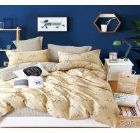 Комплект постельного белья Tag Tekstil King Size Сатин 100% хлопок с компаньоном S461