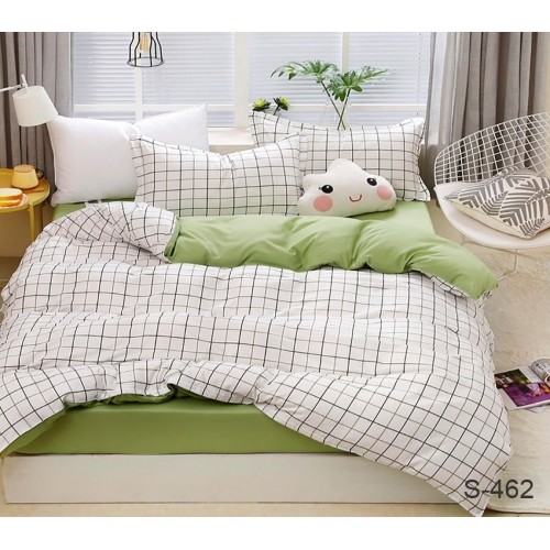 Комплект постельного белья Tag Tekstil King Size Сатин 100% хлопок с компаньоном S462