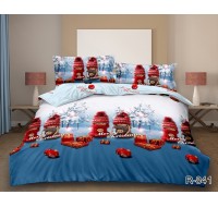 Комплект постельного белья Tag Tekstil с компаньоном 100% хлопок 1,5-сп. R841