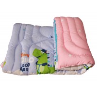 Одеяло детское Tag Tekstil 1,5-сп. 145х215 см лебяжий пух Крокодильчик 