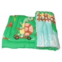 Одеяло детское Tag Tekstil 1,5-сп. 145х215 см лебяжий пух Черепашка