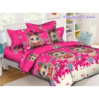 Комплект детского  постельного белья Tag Tekstil хлопок 1,5-спальный Куклы ЛОЛ (LOL pink)