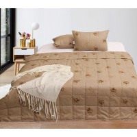 Одеяло летнее облегченное Tag Tekstil стеганное 1,5 сп. 145х215 см Camel