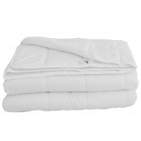 Одеяло летнее облегченное Tag Tekstil стеганное 2 сп. 175х215 см White