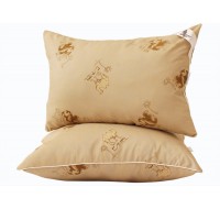 Подушка Tag Tekstil микрофибра + лебяжий пух 50х70 см Camel