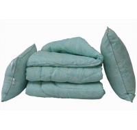 Набор Tag Tekstil одеяло теплое легкое 1,5 сп. + 2 подушки 70х70 см лебяжий пух Listok