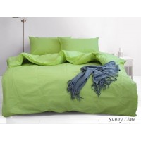Комплект постельного белья Tag Tekstil ранфорс 100% хлопок 2 сп. Sunny Lime