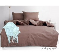 Комплект постельного белья Tag Tekstil ранфорс 100% хлопок King Size Mahogany Rose