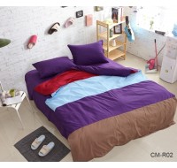 Комплект постельного белья Tag Tekstil ренфорс 100% хлопок 2 сп. Color mix  CM-R02