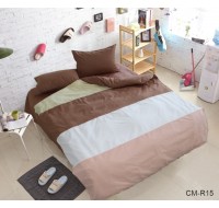 Комплект постельного белья Tag Tekstil ренфорс 100% хлопок 2 сп. Color mix  CM-R15