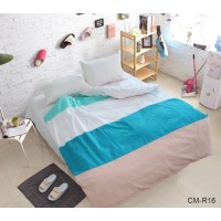 Комплект постельного белья Tag Tekstil ренфорс 100% хлопок 2 сп. Color mix  CM-R16