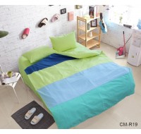 Комплект постельного белья Tag Tekstil ренфорс 100% хлопок 2 сп. Color mix  CM-R19