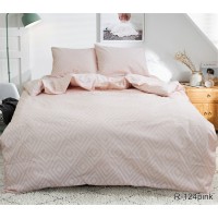 Комплект постельного белья Tag Tekstil ранфорс 100% хлопок 1,5 спальный R124pink