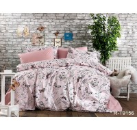 Комплект постельного белья Tag Tekstil с компаньоном хлопок ренфорс 2 сп. R-T9156