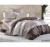 Комплект постельного белья Tag Tekstil с компаньоном хлопок ренфорс семейный R-T9147