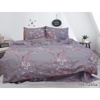Комплект постельного белья Tag Tekstil с компаньоном хлопок ренфорс 1.5 сп. R7245a