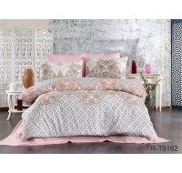 Комплект постельного белья Tag Tekstil с компаньоном ранфорс 100% хлопок 1.5 сп. R-T9162