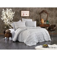 Комплект постельного белья Tag Tekstil с компаньоном ранфорс 100% хлопок 1.5 сп. R-T9163
