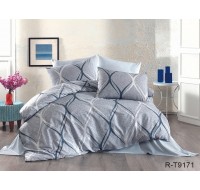 Комплект постельного белья Tag Tekstil с компаньоном хлопок ренфорс люкс 1.5 сп. R-T9171