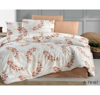 Комплект постельного белья Tag Tekstil с компаньоном хлопок ренфорс люкс 2 сп. R-T9167