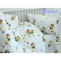 Комплект детского постельного белья Tag Tekstil 100% хлопок 1.5 сп. Жирафик