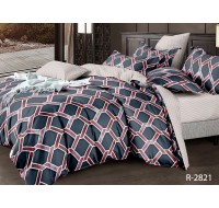 Комплект постельного белья Tag Tekstil с компаньоном ренфорс 100% хлопок 2 сп. R-2821
