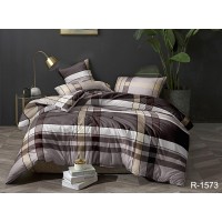 Комплект постельного белья Tag Tekstil с компаньоном ранфорс 100% хлопок 2 сп. R-1573