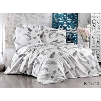 Комплект постельного белья Tag Tekstil с компаньоном хлопок ранфорс люкс 1.5 сп. R-T9213