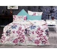 Комплект постельного белья Tag Tekstil с компаньоном ренфорс люкс 100% хлопок семейный R-T9199