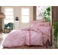 Комплект постельного белья Tag Tekstil с компаньоном хлопок ранфорс люкс King Size R-T9241