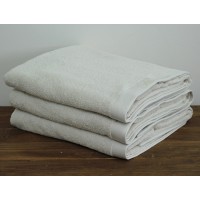 Полотенце махровое Tag Tekstil плотное мягкое впитывающее 100х150 см цвет бежевый (Blumarine)