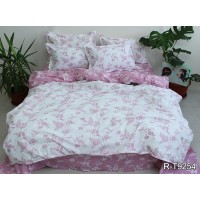 Комплект постельного белья Tag Tekstil с компаньоном ренфорс люкс 100% хлопок 1.5 сп. R-T9254
