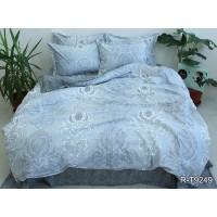 Комплект постельного белья Tag Tekstil с компаньоном ренфорс люкс 100% хлопок евро R-T9249