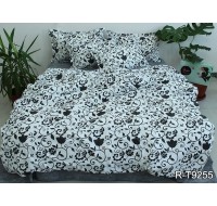 Комплект постельного белья Tag Tekstil с компаньоном ренфорс люкс 100% хлопок семейный R-T9255