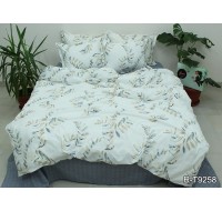 Комплект постельного белья Tag Tekstil с компаньоном ренфорс люкс 100% хлопок семейный R-T9258