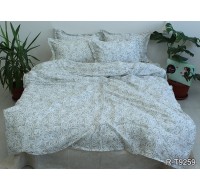 Комплект постельного белья Tag Tekstil с компаньоном ренфорс люкс 100% хлопок семейный R-T9259