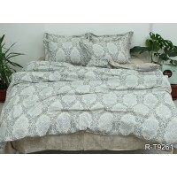 Комплект постельного белья Tag Tekstil с компаньоном ренфорс люкс 100% хлопок 1.5 сп. R-T9261