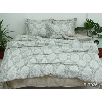 Комплект постельного белья Tag Tekstil с компаньоном ренфорс люкс 100% хлопок 2 сп. R-T9261