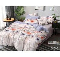 Комплект постельного белья Tag Tekstil с компаньоном сатин люкс 100% хлопок 1.5 сп. S500