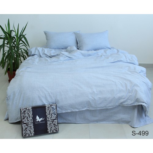Комплект постельного белья Tag Tekstil сатин люкс 100% хлопок King Size (S499)