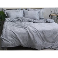 Комплект постельного белья Tag Tekstil премиум серия сатин мерсеризованный 100% хлопок реактивное окрашивание King Size (PT-008)